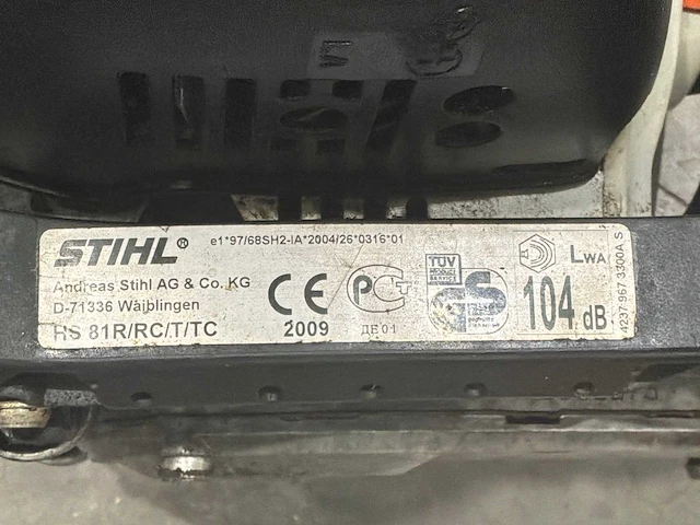 Stihl hs81r heggenschaar - afbeelding 3 van  8