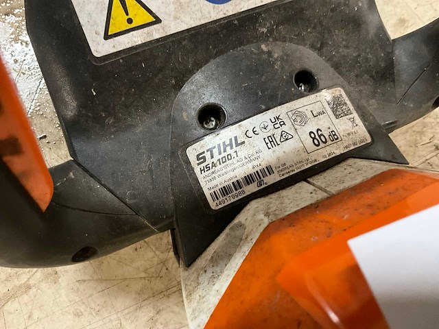 Stihl hsa100 heggenschaar - afbeelding 5 van  6