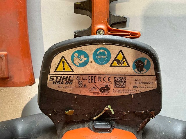 Stihl hsa86 heggenschaar - afbeelding 6 van  6