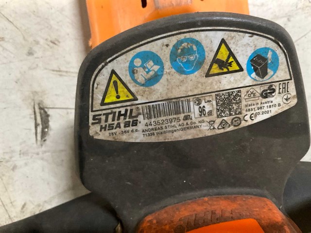 Stihl hsa86 heggenschaar - afbeelding 5 van  6
