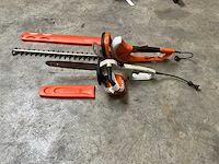 Stihl hse 71 en mse 141 heggenschaar en kettingzaag (2x) - afbeelding 2 van  9