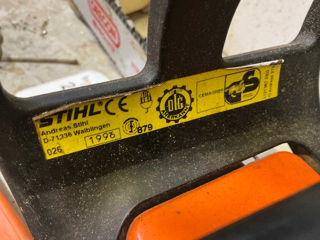 Stihl kettingzaag - afbeelding 5 van  5