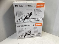 Stihl ms 162, ms 172, ms 182 en ms 212 benzinekettingzaag (2x) - afbeelding 2 van  2