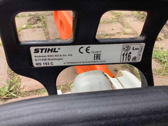 Stihl ms 193 c kettingzaag - afbeelding 5 van  5