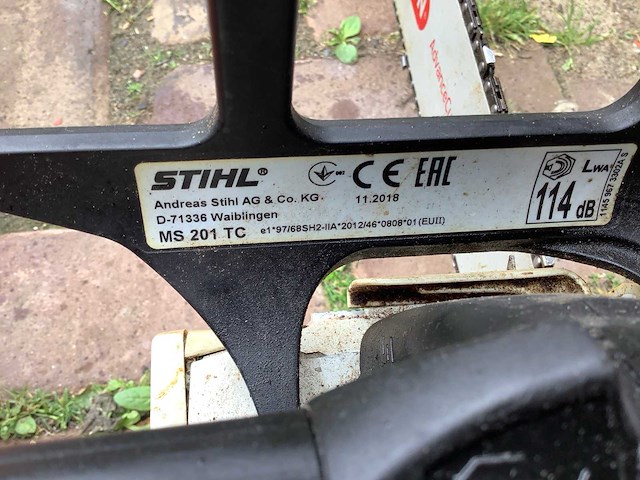 Stihl ms 201tc tophendel kettingzaag - afbeelding 5 van  5