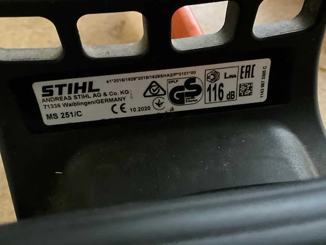 Stihl ms 251c kettingzaag - afbeelding 6 van  8