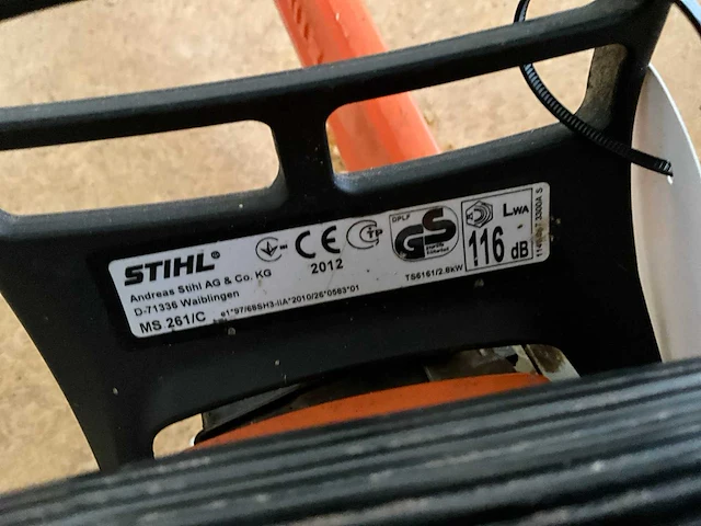 Stihl ms 261 c met handgreepverwarming kettingzaag - afbeelding 6 van  6