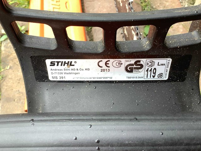 Stihl ms 391 kettingzaag - afbeelding 4 van  4