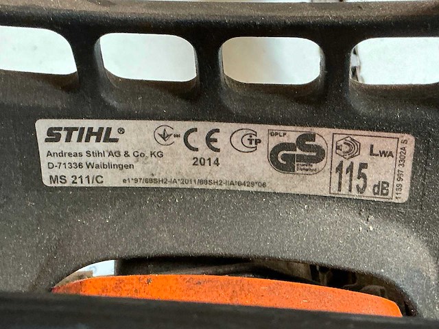 Stihl ms211 kettingzaag - afbeelding 4 van  4