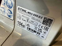 Stihl msa 220.0c kettingzaag - afbeelding 4 van  4