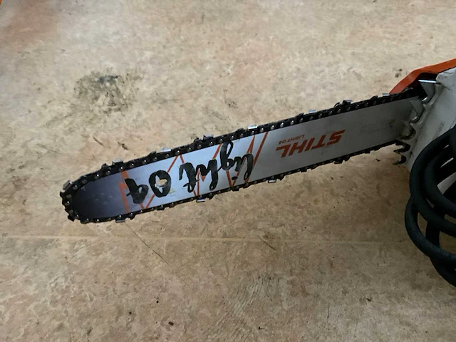 Stihl mse 210 elektrische kettingzaag - afbeelding 7 van  8