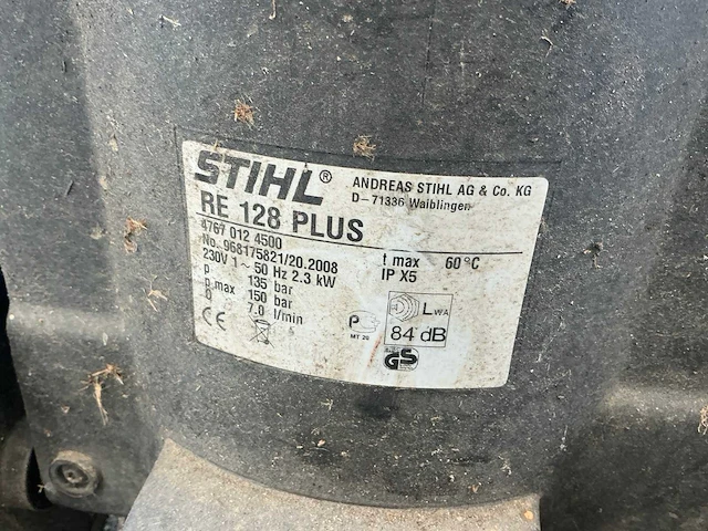 Stihl re 128 plus hogedrukreiniger - afbeelding 9 van  9