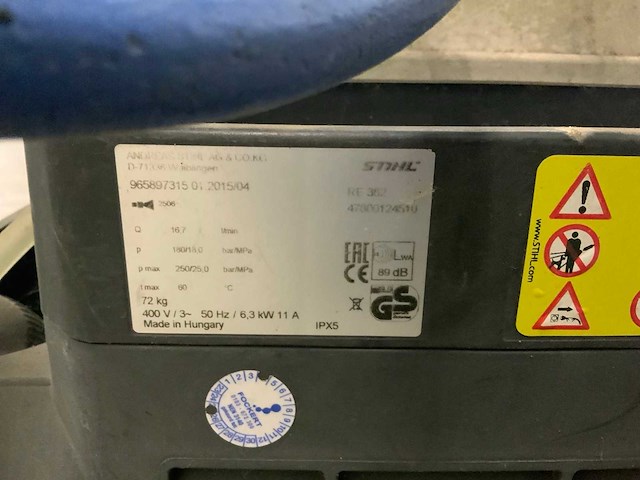 Stihl re 362 hogedrukreiniger - afbeelding 6 van  6