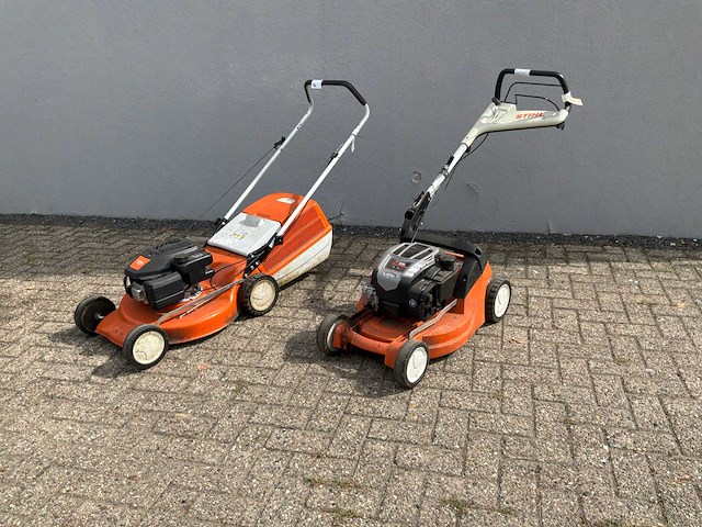 Stihl rm 253t/ rm448 vc grasmaaier (2x) - afbeelding 1 van  12