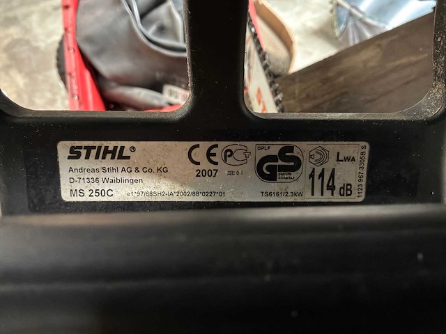 Stihl / sachs ms250 / hs56c / 113h kettingzaag en heggenschaar elektrische snoeischaar (5x) - afbeelding 3 van  13