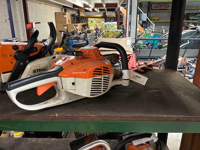 Stihl / sachs ms250 / hs56c / 113h kettingzaag en heggenschaar elektrische snoeischaar (5x) - afbeelding 12 van  13