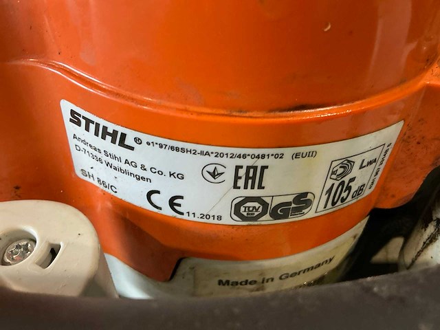 Stihl sh86 bladblazer - afbeelding 5 van  5