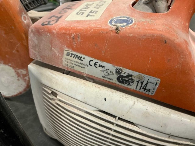 Stihl ts 400 doorslijpmachine - afbeelding 3 van  5