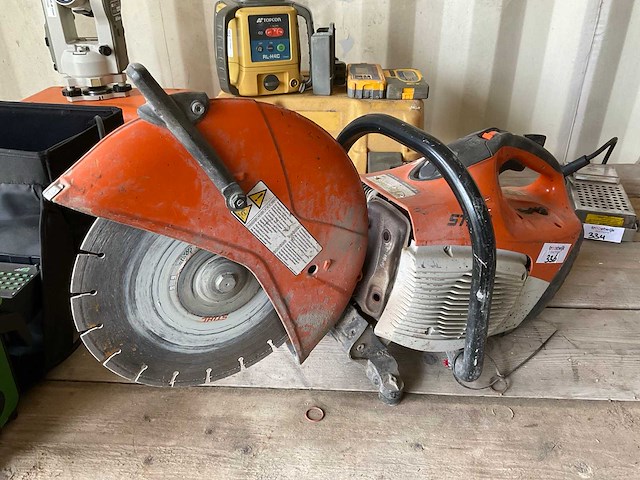Stihl ts 420 betonzaag - afbeelding 1 van  2