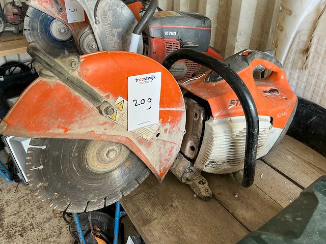 Stihl ts420 stenenzaag - afbeelding 1 van  4