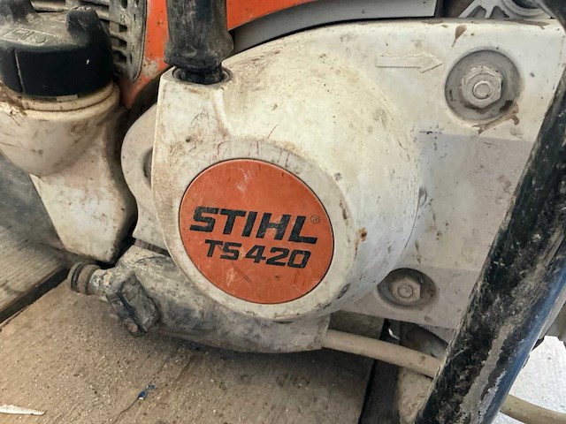 Stihl ts420 stenenzaag - afbeelding 3 van  4
