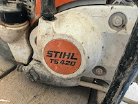 Stihl ts420 stenenzaag - afbeelding 3 van  4