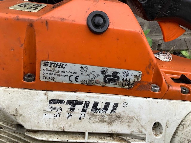 Stihl ts460 betonzaag - afbeelding 5 van  5