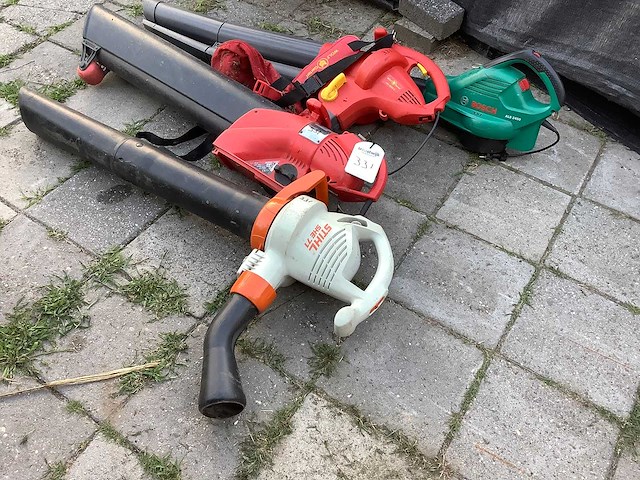 Stihl,bosch - bladblazers (4x) - afbeelding 1 van  4