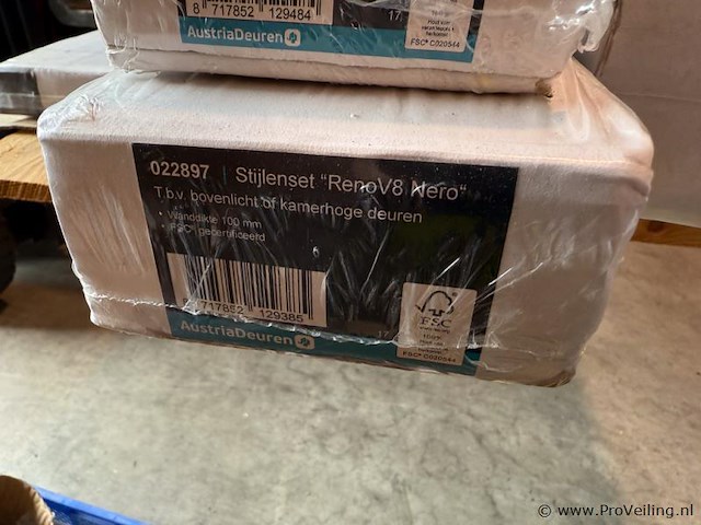 Stijlenset zonder bovenlicht - afbeelding 1 van  1