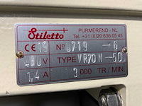 Stiletto dubbele trilgoot rvs - afbeelding 4 van  6