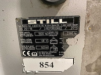 Still - 2011 - rx 20-18 - vorkheftruck triplex - free-lift - side-shift - vorkensteller - afbeelding 6 van  7