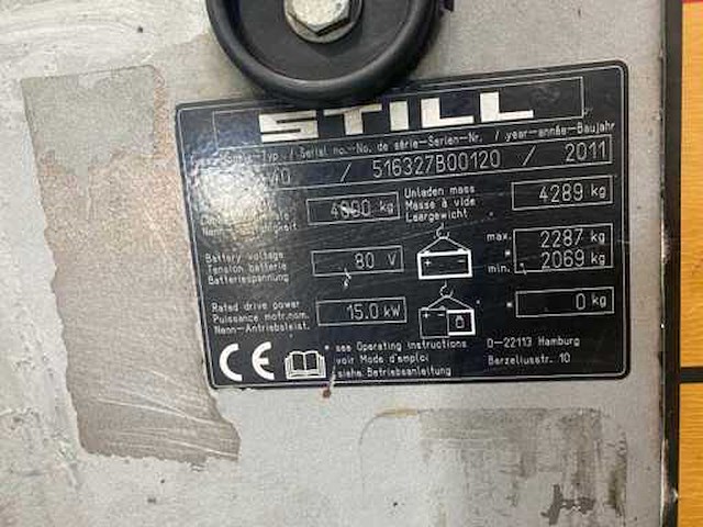 Still - 2011 - rx60-40 - vorkheftruck - afbeelding 2 van  12