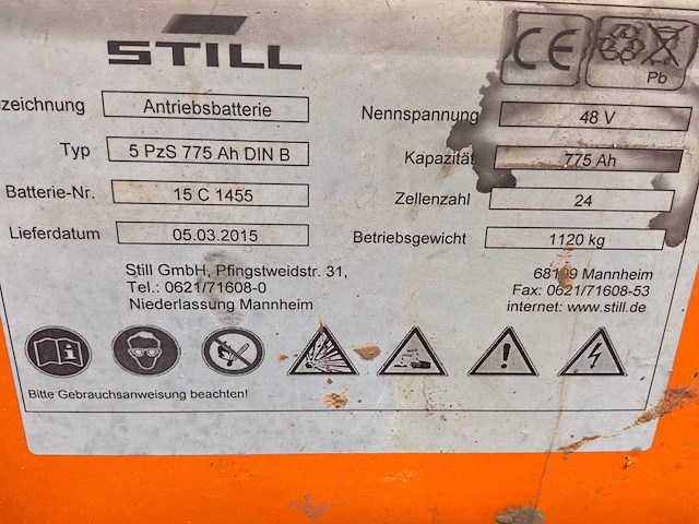 Still - 2012 - rx20-18p/h - vorkheftruck - afbeelding 5 van  17