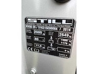 Still - 2014 - rx60-20 - 5.1m triplex, free-lift - vorkheftruck - afbeelding 4 van  13