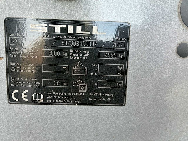 Still - 2017 - rx70-30t - vorkheftruck - afbeelding 6 van  7