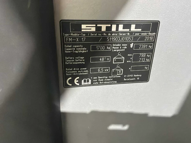 Still - 2018 - fm-x17 - reach truck - afbeelding 15 van  15