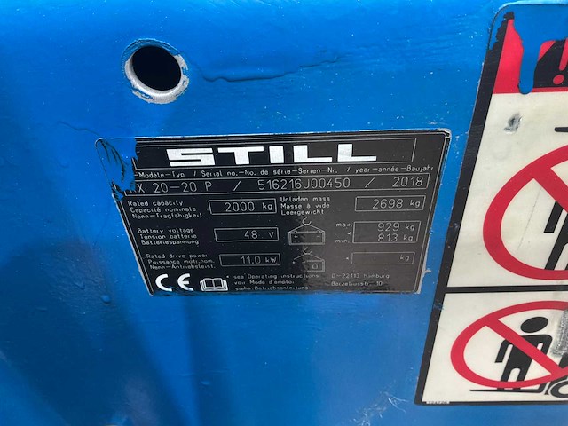 Still - 2018 - rx20-20p - vorkheftruck - afbeelding 6 van  19