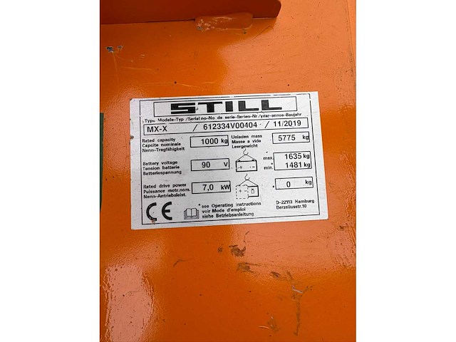 Still - 2019 - mx-x - orderpicker - afbeelding 6 van  7