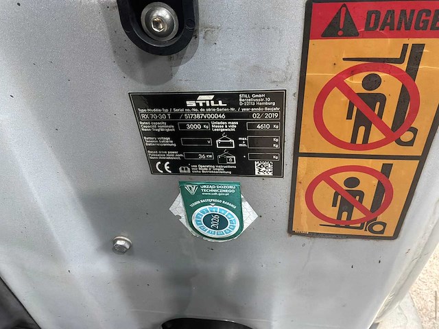 Still - 2019 - rx 70-30t - vorkheftruck - afbeelding 2 van  17