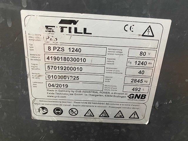 Still - 2019 - rx60-70 - vorkheftruck - side-shift - vorkensteller - dubbel vorkenbord - afbeelding 6 van  18