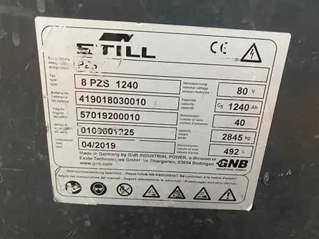Still - 2019 - rx60-70 - vorkheftruck - afbeelding 2 van  6