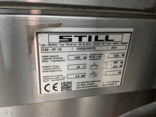 Still - 2021 - exv-sf14i - stapelaar - afbeelding 2 van  17