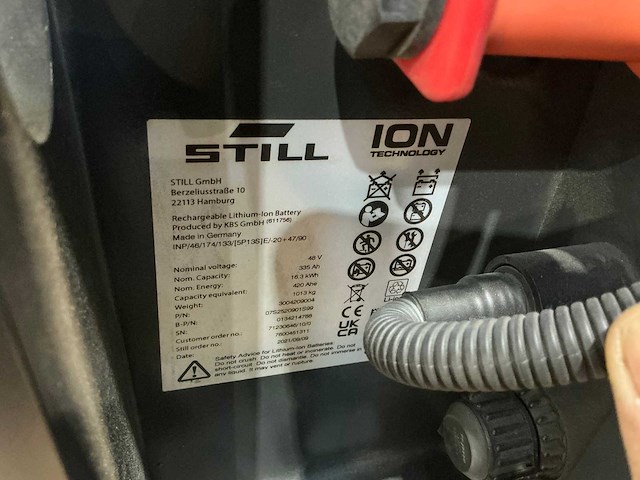 Still - 2021 - li-ion - overige intern transport - afbeelding 3 van  5