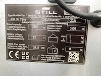 Still - 2024 - rcd35 + - 1039 uren - 5.5m triplex, free-lift, side-shift - vorkheftruck - afbeelding 2 van  10