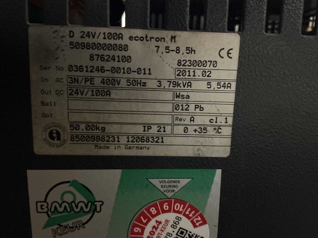 Still - 24v 100a - battery chargers - 2011 - afbeelding 2 van  2