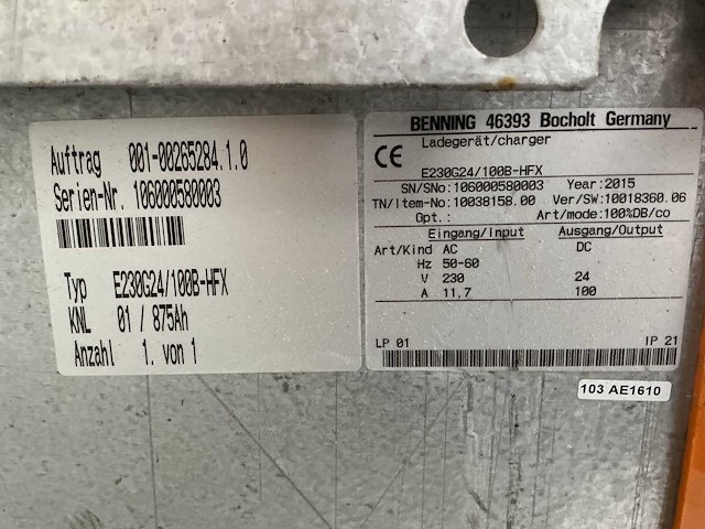 Still - 24v 100a - battery chargers - 2015 - afbeelding 2 van  3