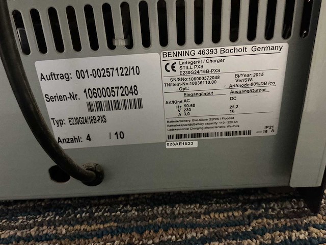 Still - 24v 16a - battery chargers - 2015 - afbeelding 2 van  2