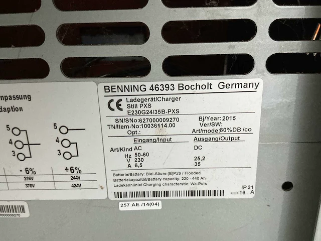 Still - 24v 35a - battery chargers - 2015 - afbeelding 2 van  2