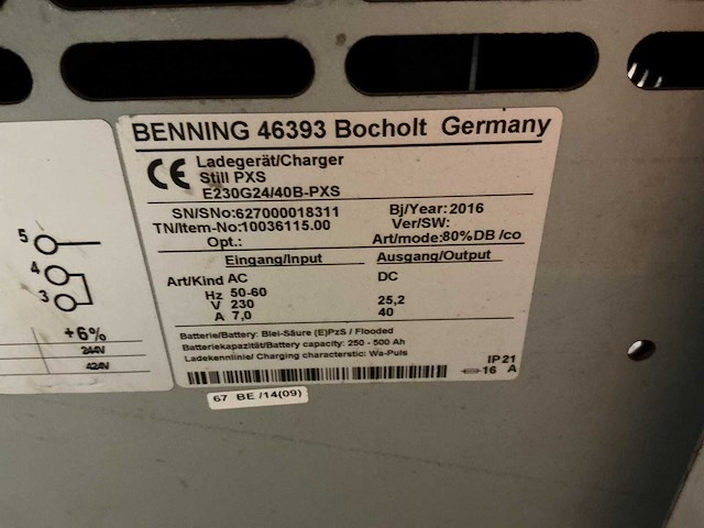 Still - 24v 40a - battery chargers - 2016 - afbeelding 2 van  2