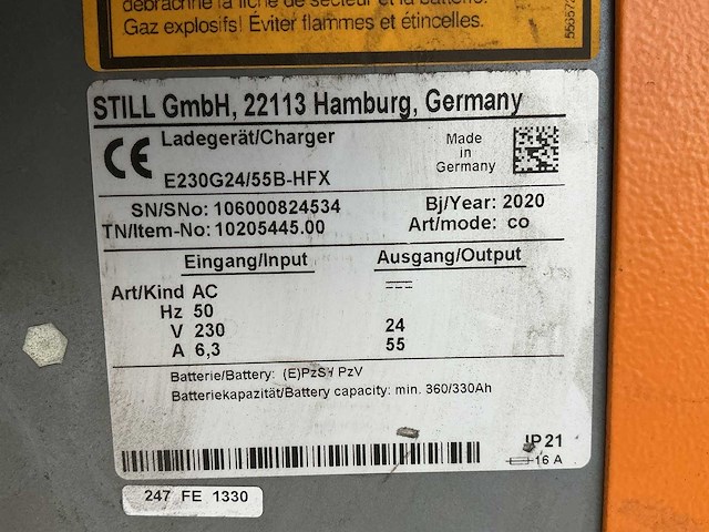 Still - 24v 55a - battery chargers - 2020 - afbeelding 2 van  2